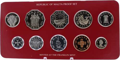 Malta-10,93 Mils-1979-PP-KMS-Etui