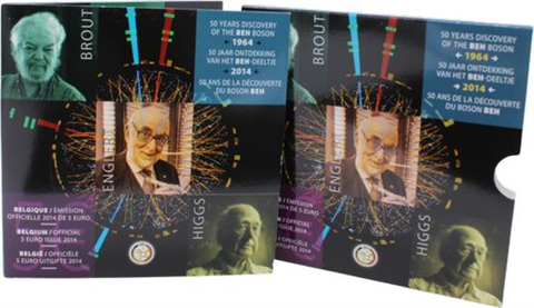Belgien-5 Euro-2014-AGpp-Nobelpreis-Folder