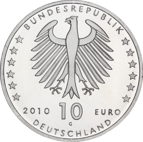 Deutschland 10 Euro Silber 2010 Gedenkmünze Konrad Zuse