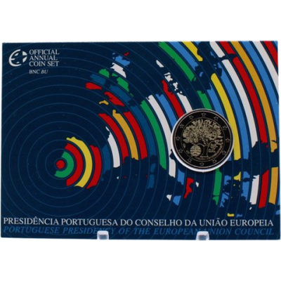 Portugal-2 Euro-2007-Stgl-Ratspräsidentschaft-Coincard-RS
