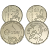Belgien-2-x-2,5-Euro-2025---Street-Art-Bue-&-50-Jahre-ESA---Messingmünzen
