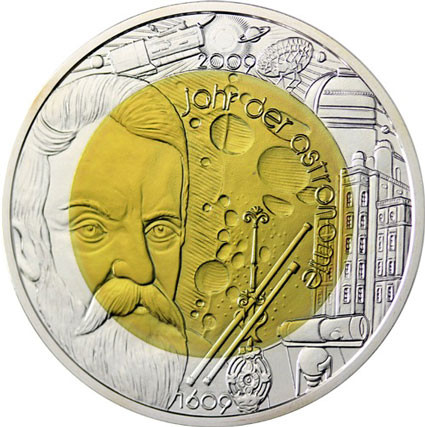 Österreich 25 Euro 2009 Hgh Silber Niob - Jahr der Astronomie I