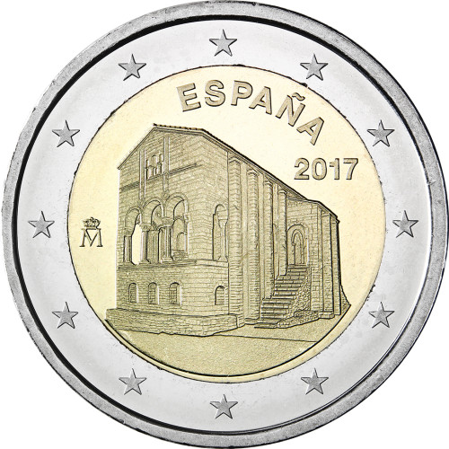 2 Euro Sondermünze 2017 Asturien Spanien in Bankfrisch 