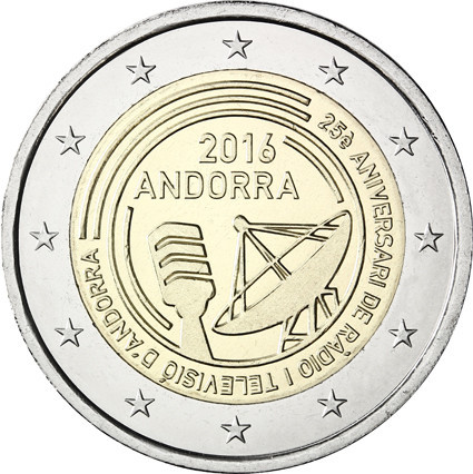 andorra-2-euro-2016 -25-jahre-rundfunk-RS