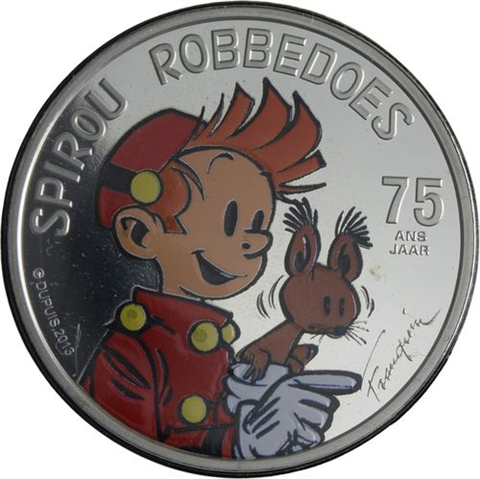 Belgien-5Euro-2013-AGpp-Spirou-Farbe-RS