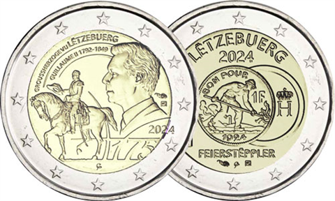 Luxemburg-2Euro-2024-Guillaume-undfeiersteppler-Füllhorn-RS