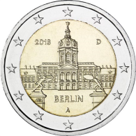 Deutschland-2Euro-2018bfr-Charlottenburg-Münzzeichen-A-RS