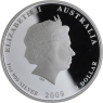 Australien-1 Dollar-2009-AGpp-Lunar II Ochse-VS