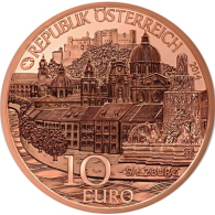 Österreich-10-Euro-2014-Kupfer-bfr-Salzburg-aus-Kinderhand-RS