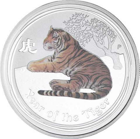 Australien-50 Cent-2010-AGstgl-Tiger-FD-Farbe-RS