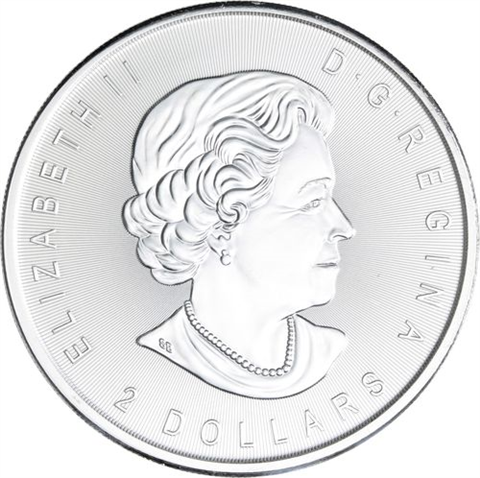 Kanada-2 Dollar-2017-AGstgl-Wolf Mond-FD-Farbe-RS