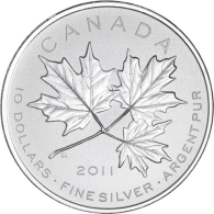 Kanada-10 Dollar-2011-AGstgl-Maple Leaf forever-RS