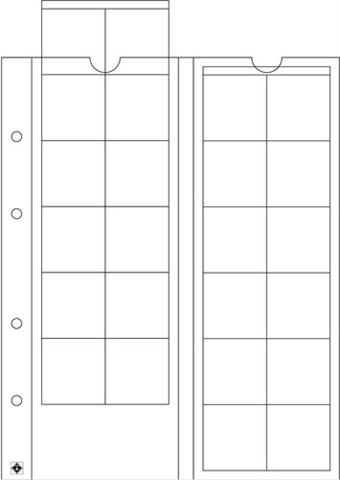 319236 - optima-muenzhuellen-fuer-24-muenzen-bis-34-mm-o-glasklar-5erpack