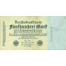 Banknote 500 Mark Reichsmark nach Rosenberg 