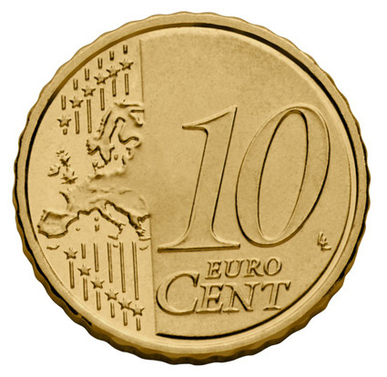 Papst  Franziskus Vatikan 10 Cent 2016 bfr.  