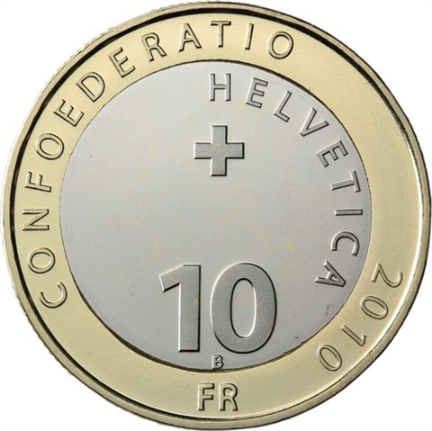 Schweiz-10 Franken-2010-Murmeltier-RS