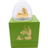 Ruanda-1000 FRW-2015-AGstgl-vergoldet-3D-Panda-Etui I