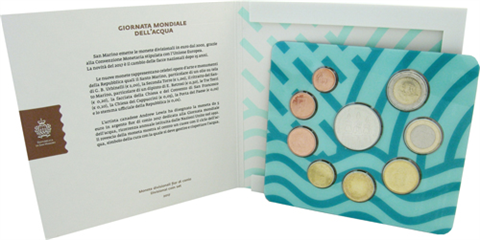 San-Marino-8,88-Euro-2017-Stglmit-5-Euro-Weltwassertag-im-Folder-offen