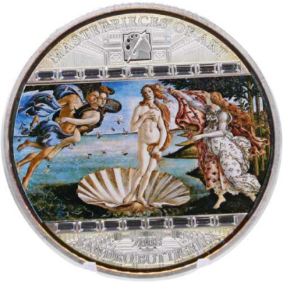 Cook Islands-20 Dollar-2008-AGpp-Botticelli Geburt Venus-RS