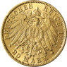Kaiserreich 20 Mark 1911-1914 Großherzog Friedrich I. von Baden J.192