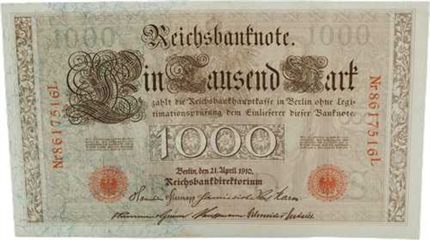 RO.45-1000Mark-21.4.1910-gebraucht-VS