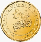 Monaco 20 Cent 2003 bfr.