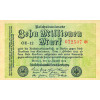 10 Millionen  Mark Reichsbanknote 22.08.1923  Geldgeschichte 