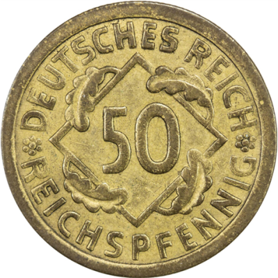 Weimarer-Republik-50-Rentenpfennig-1924-1925-I