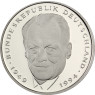 Sammlermuenzen Willy Brandt 2 D Mark 2001