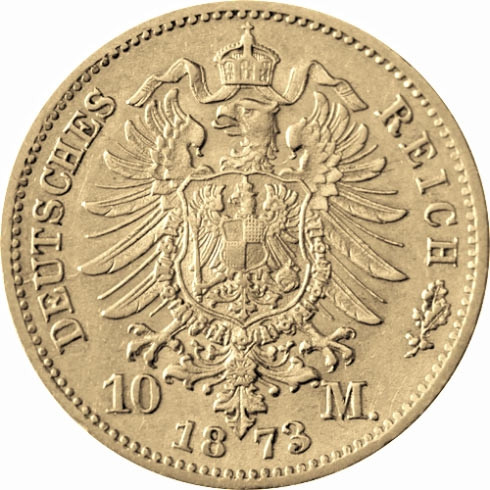 Kaiserreich-10-Mark-1872-1873-König-Johann-von-Sachsen-J.257-I