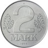 DDR 2 Mark Kursmünzen 1979