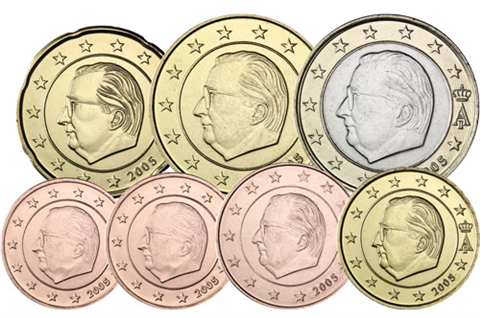 Belgien-1Cent-1Euro-2005-KönigAlbert-RS