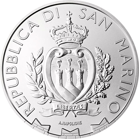 San-Marino-5-Euro-2025-AGstgl-Wanderfalke-RS