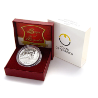 Österreich-10-Euro-2011-Silber-PP-Der-Lindwurm-in-Klagenfurt-Etui