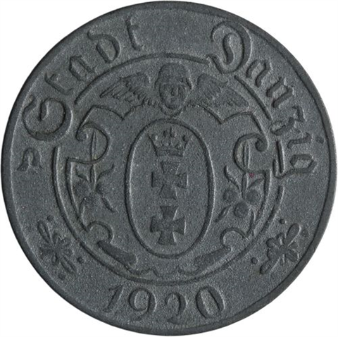 Danzig-10 Pfennig-1920-Notgeld-RS