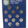 Österreich-12x3 Euro-2016-2019-Tiertaler-RS