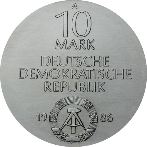 J.1612 - DDR 10 Mark 1986 - Charité in Berlin