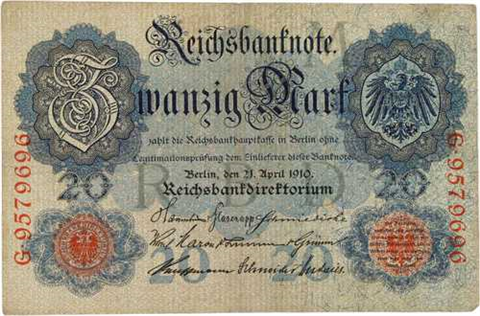 RO.40-20Mark-21.4.1910-leicht-gebraucht-VS