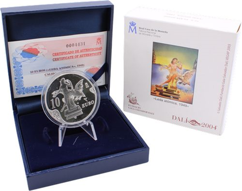 Spanien-50 Euro+3x10 Euro-2004-AGpp-Dali-Etuis