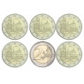 Deutschland 5 x 2 Euro 2013 bfr. Kloster Maulbronn Mzz. A - J