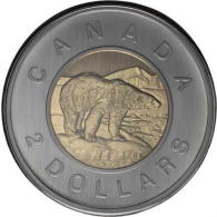 Kanada-2Dollar-1996-Eisbär-Folder RS