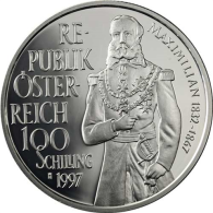 Österreich-100-Schilling-1997-PP-Schicksale-im-Hause-Habsburg---Maximilian-I