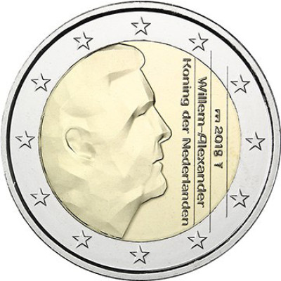 Euro Gedenkmünzen aus den Niederlanden König Willem Alexander Servatius Brücke