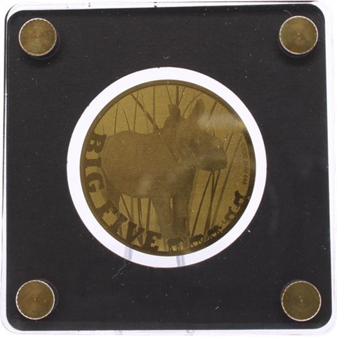 Tschad-10x5000 Francs-AU-Big Five-Etui