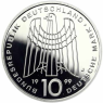 Deutschland-10-DM-Silber-1999-PP-50-Jahre-SOS-Kinderdörfer-MzzJ