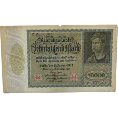 RO.68-10.000Mark-19.1.1922-gebraucht-RS
