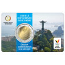 Belgien 2 Euro Gedenkmünze  2016 stgl.  Olympisches Team in Rio  Coin Card