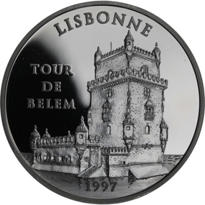 Frankreich-15 Euro 100 Francs-1997-AGpp-Tore de Belem-RS