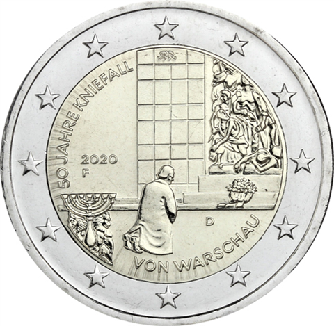 Deutschland-2-Euro-2020-Kniefall-von-Warschau-F-stgl