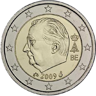 Belgien-2Euro-2009-Albert-RS